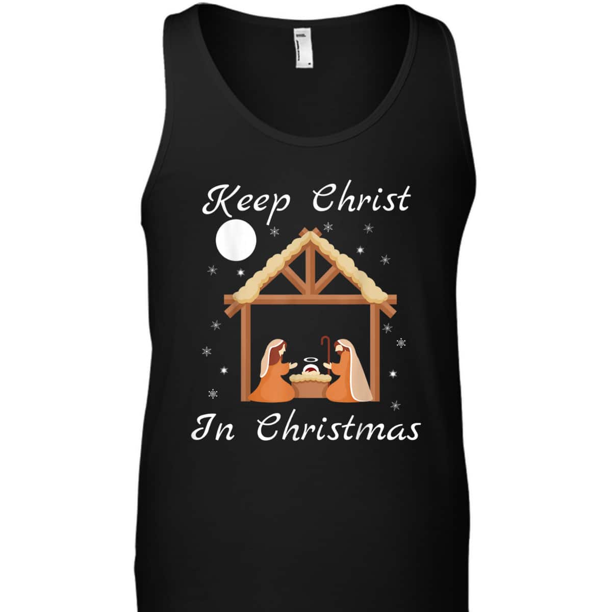 Keep Christ In Christmas Funny Jesus Christian Merry Xmas T-Shirt