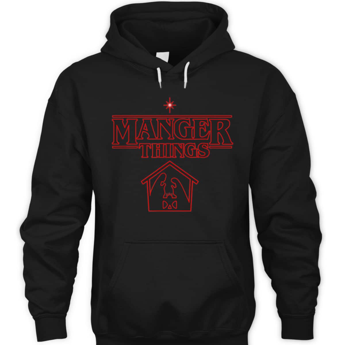 Manger Things Christmas Faith T-Shirt Religious Gift