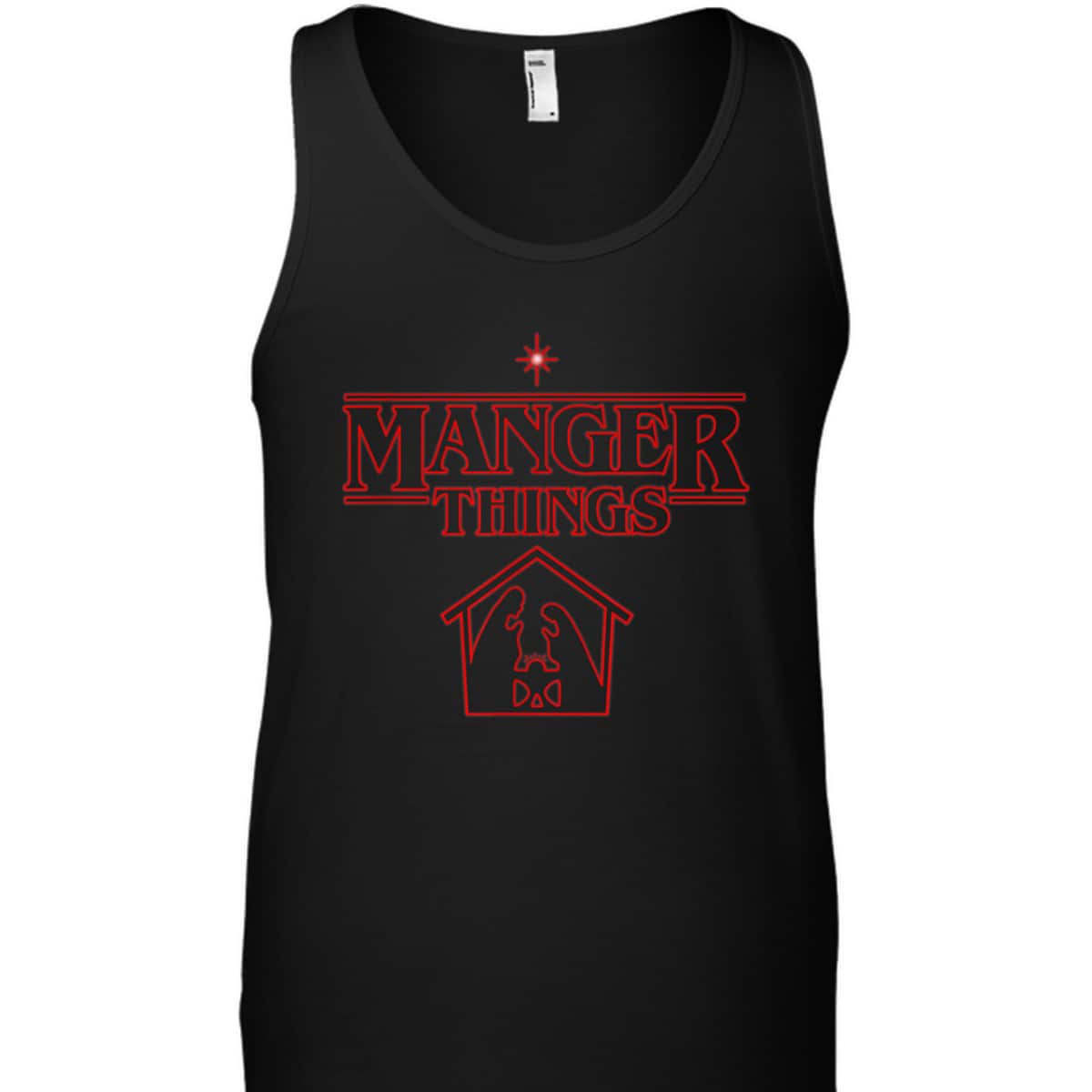 Manger Things Christmas Faith T-Shirt Religious Gift