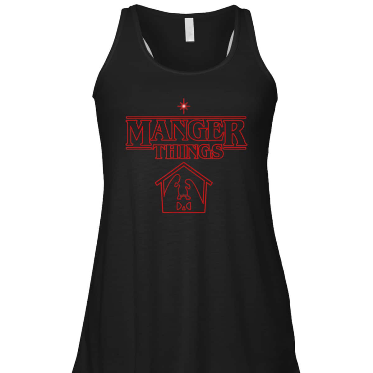 Manger Things Christmas Faith T-Shirt Religious Gift