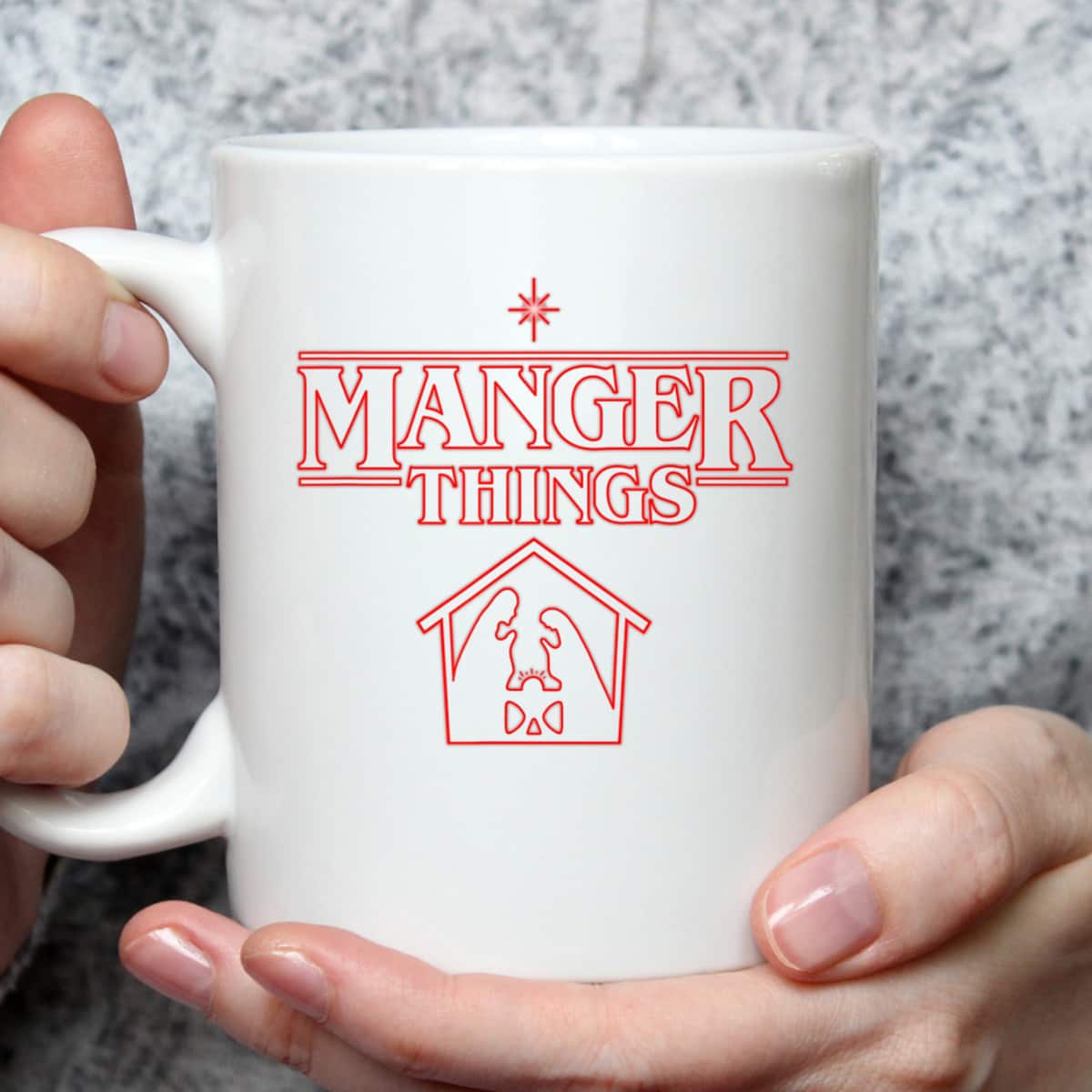 Manger Things Christmas Faith T-Shirt Religious Gift