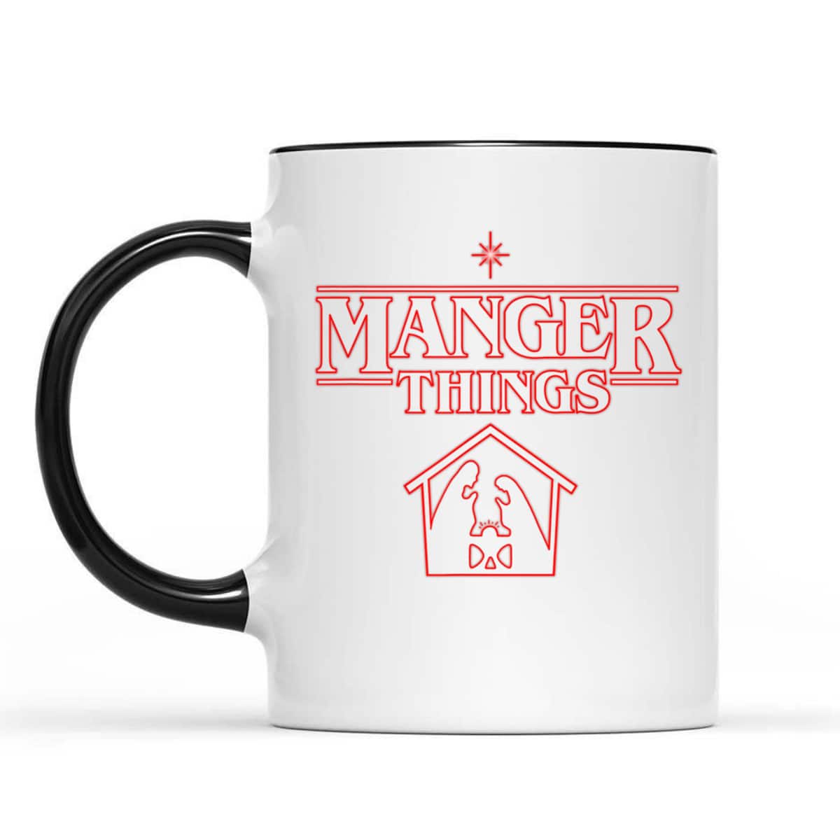 Manger Things Christmas Faith T-Shirt Religious Gift