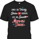 Dance Like Frosty Shine Like Rudolph Love Like Jesus T-Shirt Dance Like Frosty Shine Like Rudolph Love Like Jesus T-Shirt