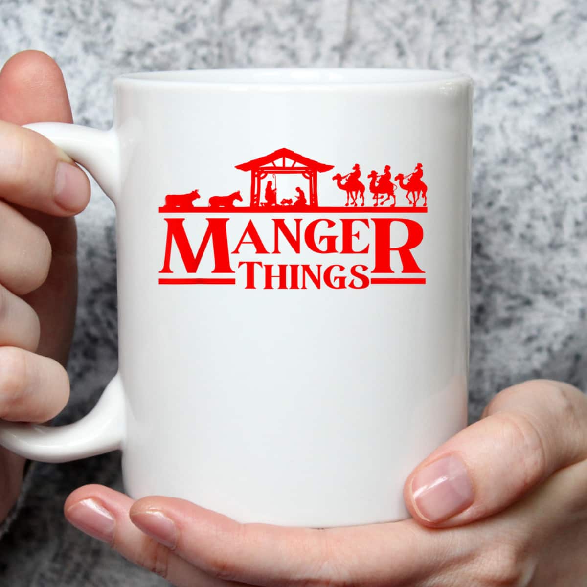 Christmas Sci Fi Manger Things Christian Nativity T-Shirt Christmas Sci Fi Manger Things Christian Nativity T-Shirt