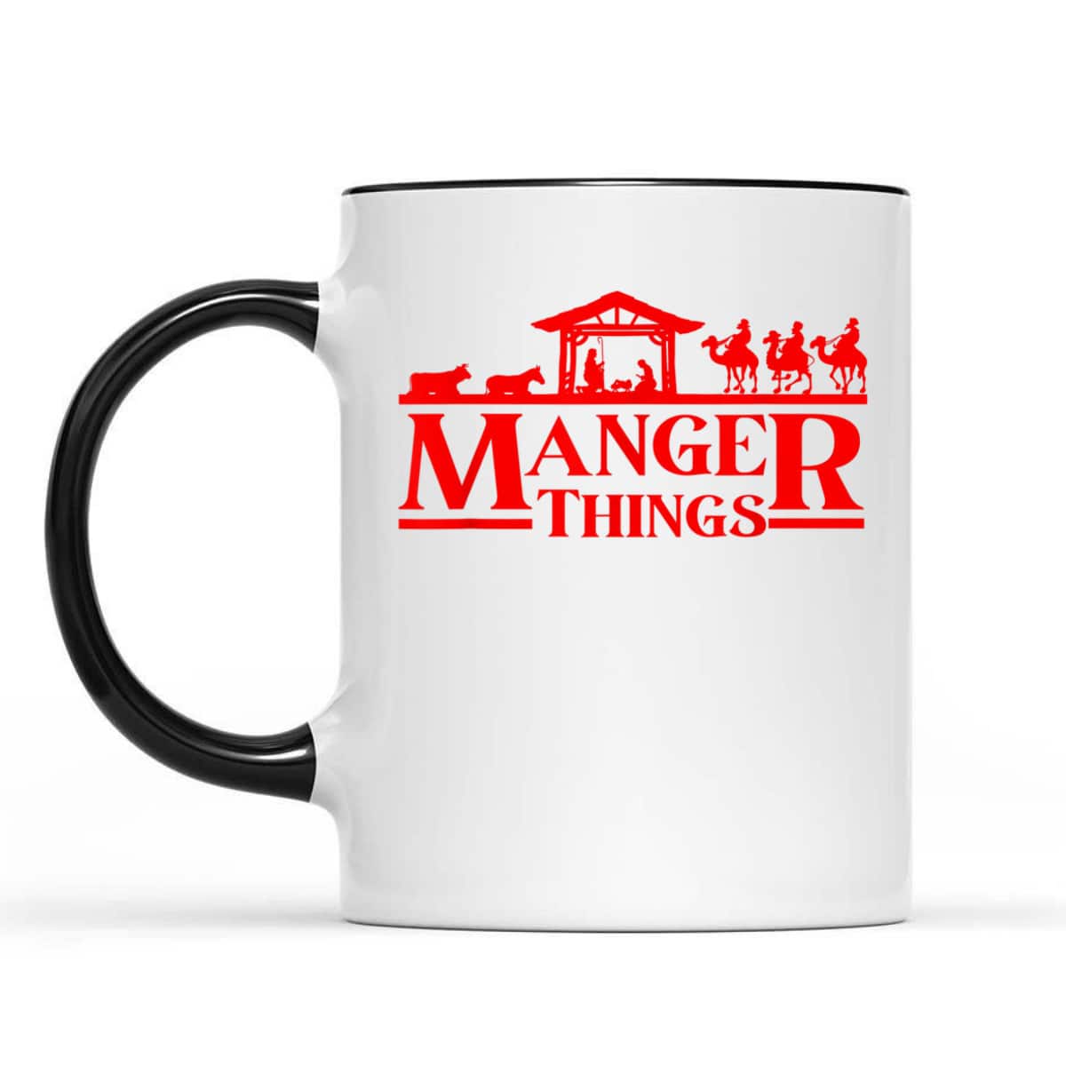 Christmas Sci Fi Manger Things Christian Nativity T-Shirt Christmas Sci Fi Manger Things Christian Nativity T-Shirt