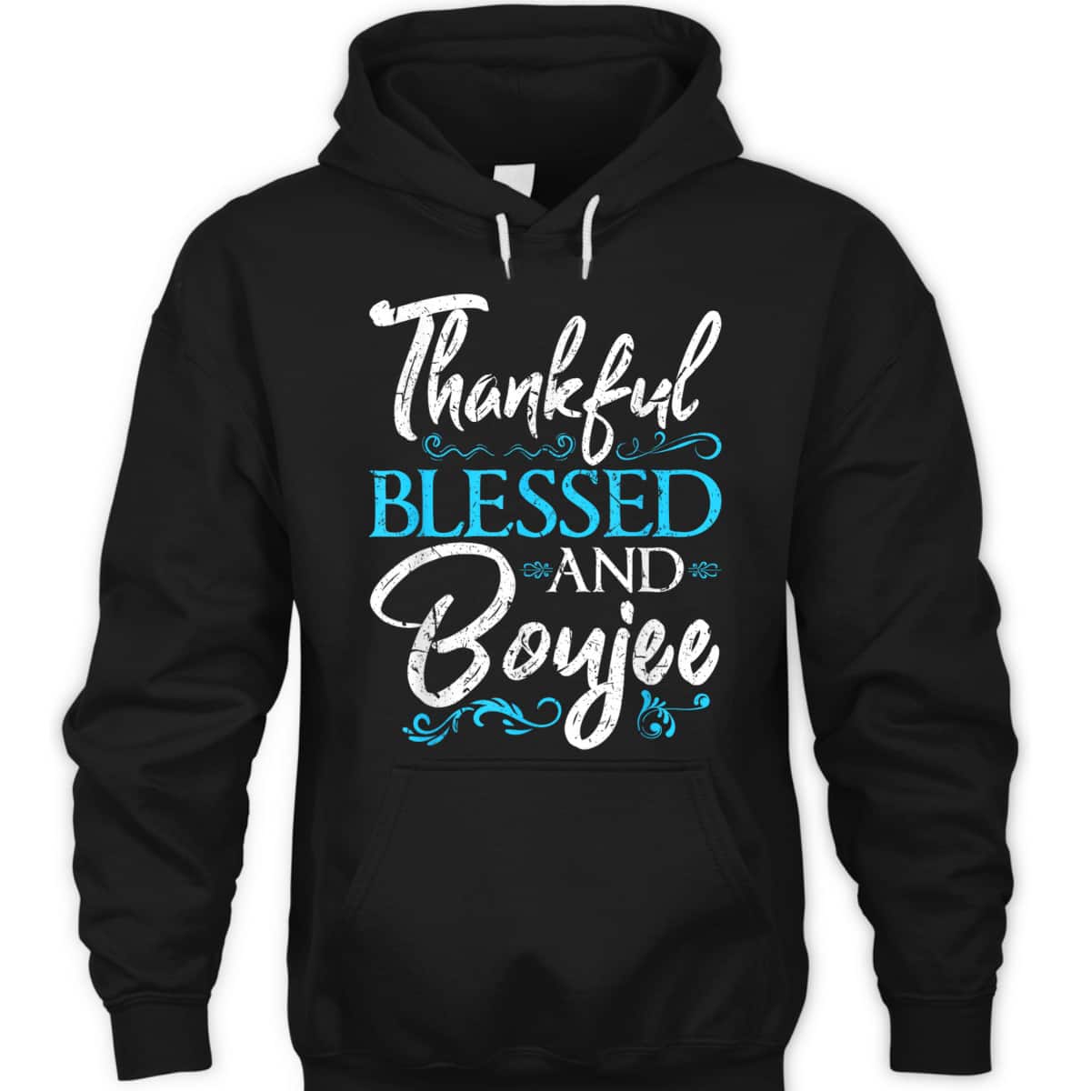 Thankful Blessed Boujee Christian Melanin Christmas Gift T-Shirt Thankful Blessed Boujee Christian Melanin Christmas Gift T-Shirt