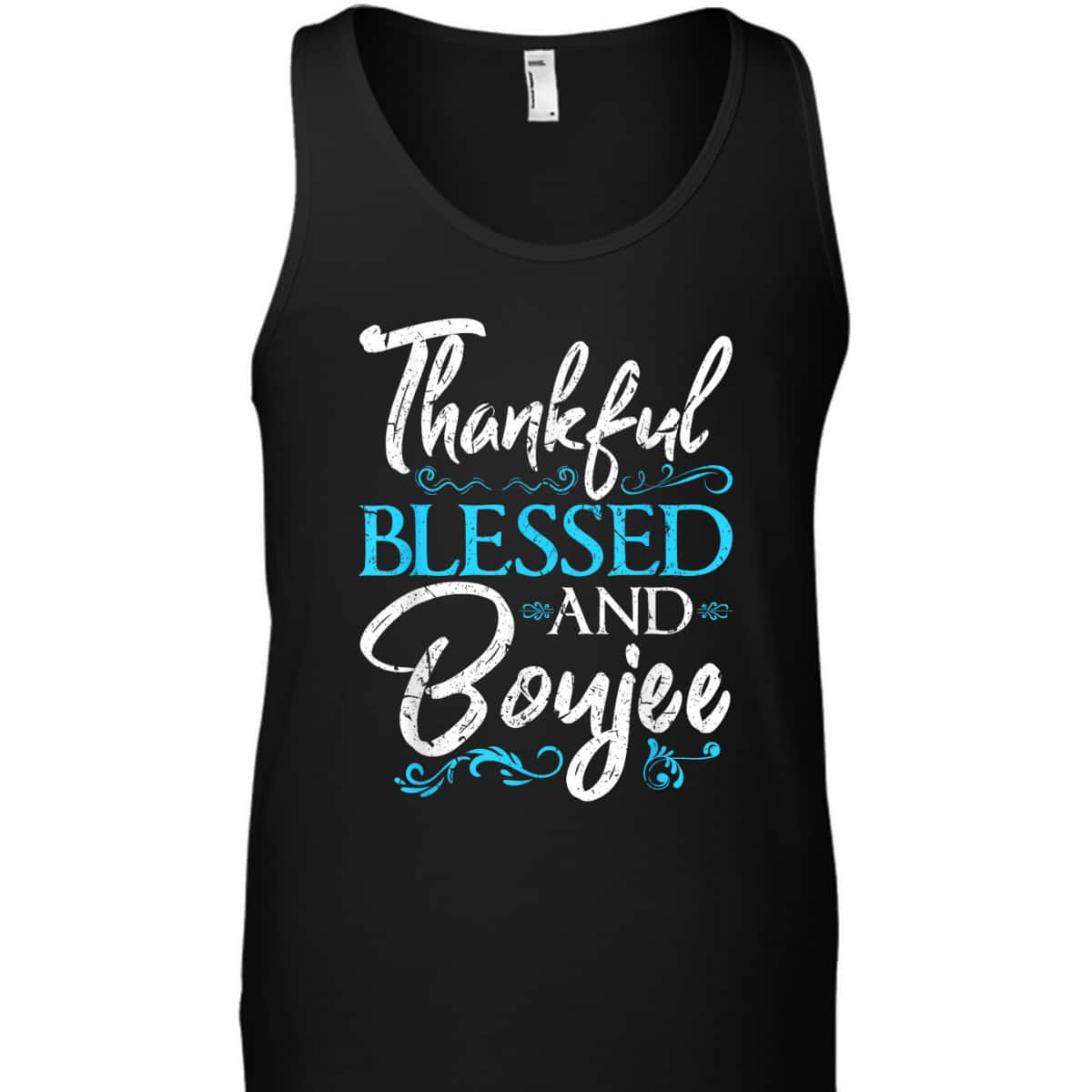 Thankful Blessed Boujee Christian Melanin Christmas Gift T-Shirt Thankful Blessed Boujee Christian Melanin Christmas Gift T-Shirt