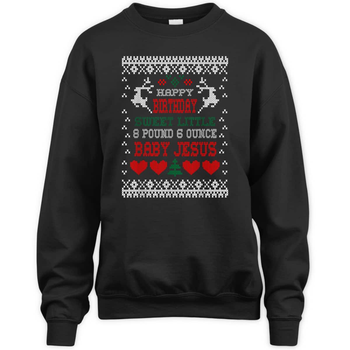 Happy Birthday 8 Pound 6 Ounce Baby Jesus Christmas T-Shirt Happy Birthday 8 Pound 6 Ounce Baby Jesus Christmas T-Shirt