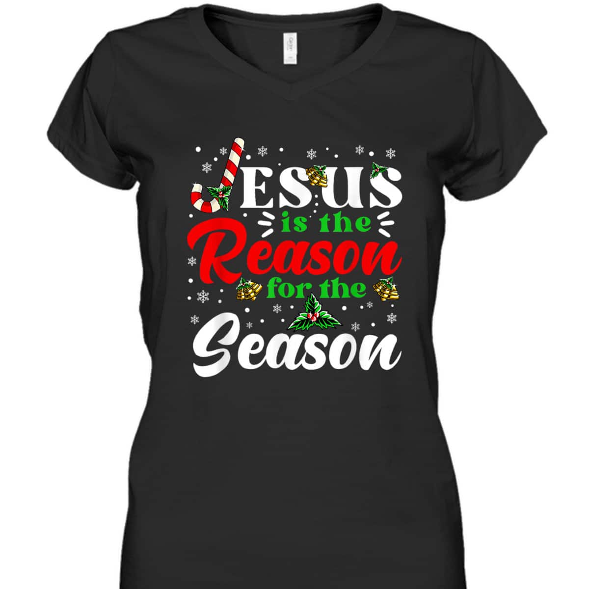 Jesus Is The Reason For The Season Christmas XMas Christian T-Shirt Jesus Is The Reason For The Season Christmas XMas Christian T-Shirt