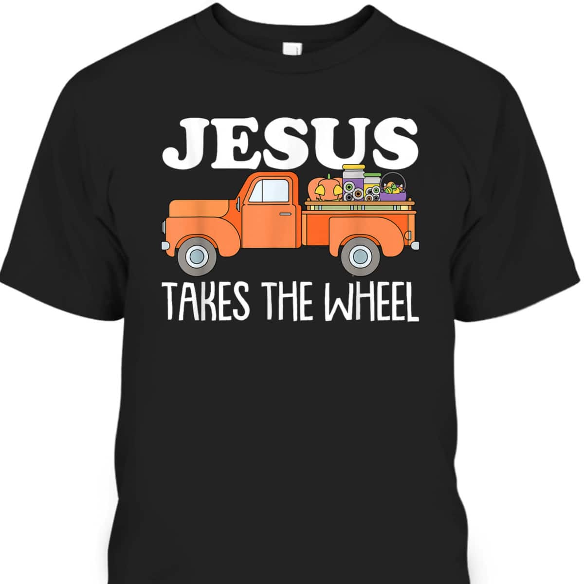Jesus Take The Wheel Christmas Religious Faith Christian T-Shirt
