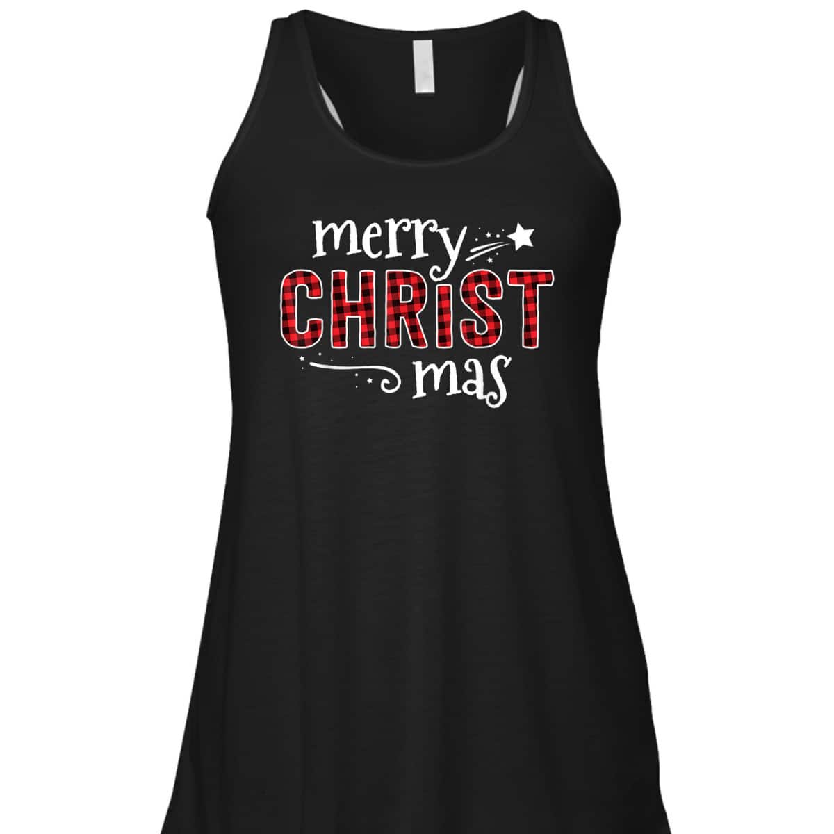 Buffalo Plaid Merry Christ Mas Christmas Christian T-Shirt Buffalo Plaid Merry Christ Mas Christmas Christian T-Shirt