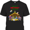 Merry Christmas Christian Happy Birthday Jesus Christ Xmas T-Shirt