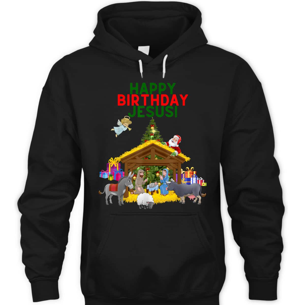 Merry Christmas Christian Happy Birthday Jesus Christ Xmas T-Shirt Merry Christmas Christian Happy Birthday Jesus Christ Xmas T-Shirt