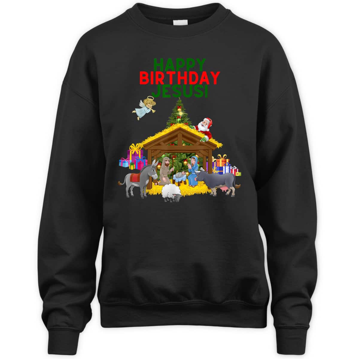 Merry Christmas Christian Happy Birthday Jesus Christ Xmas T-Shirt Merry Christmas Christian Happy Birthday Jesus Christ Xmas T-Shirt