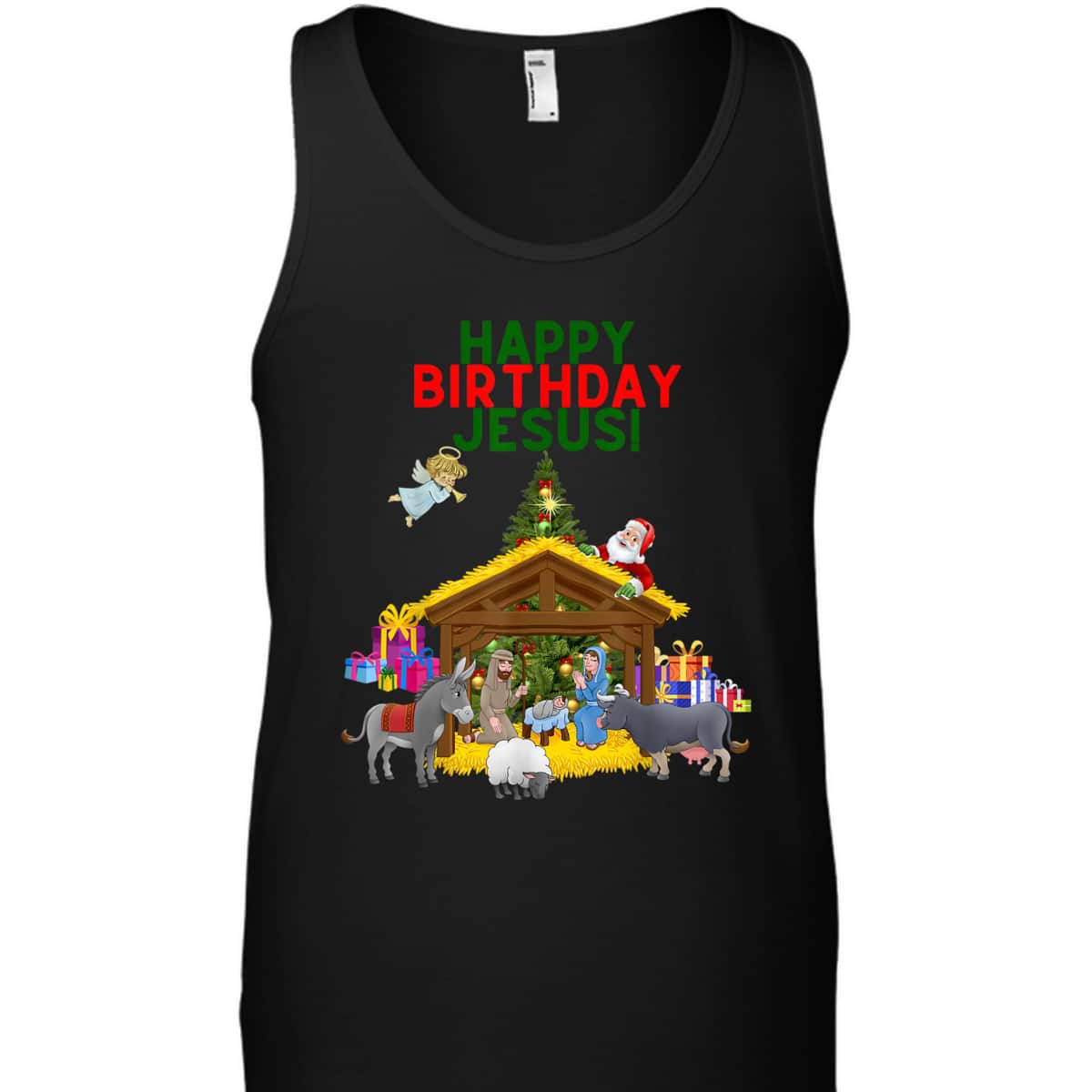 Merry Christmas Christian Happy Birthday Jesus Christ Xmas T-Shirt Merry Christmas Christian Happy Birthday Jesus Christ Xmas T-Shirt