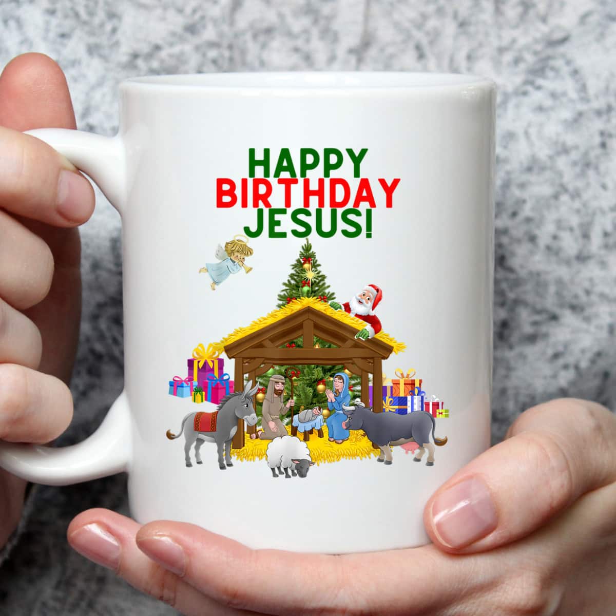Merry Christmas Christian Happy Birthday Jesus Christ Xmas T-Shirt Merry Christmas Christian Happy Birthday Jesus Christ Xmas T-Shirt