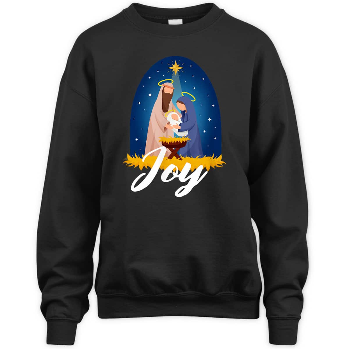 Joy Christmas Advent Nativity Scene North Star T-Shirt Joy Christmas Advent Nativity Scene North Star T-Shirt