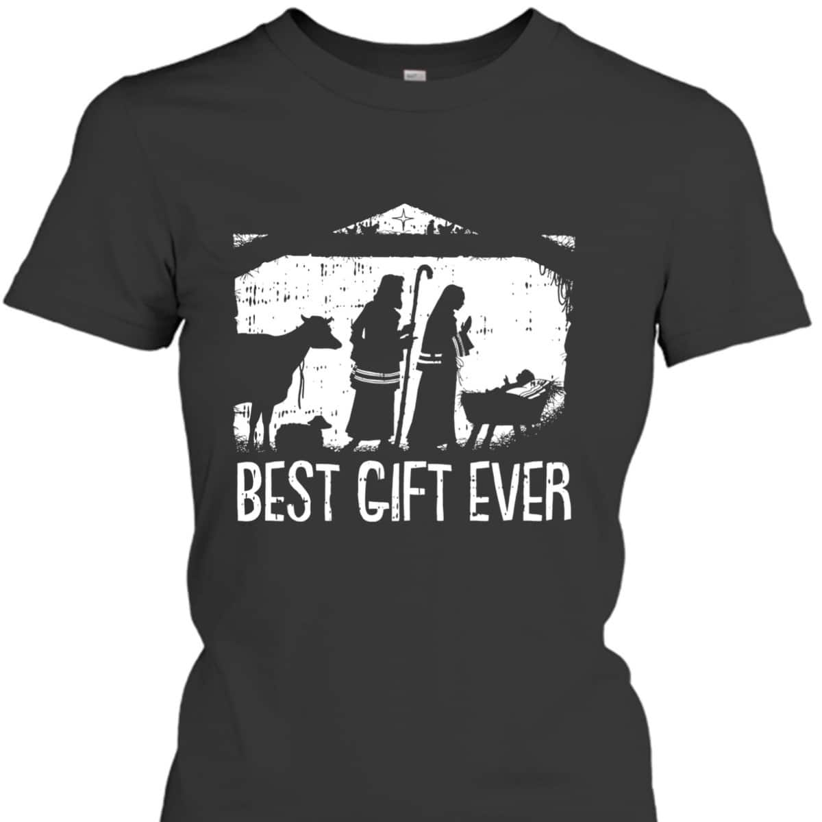 Best Ever Christmas Cool Jesus Nativity Scene Christian T-Shirt