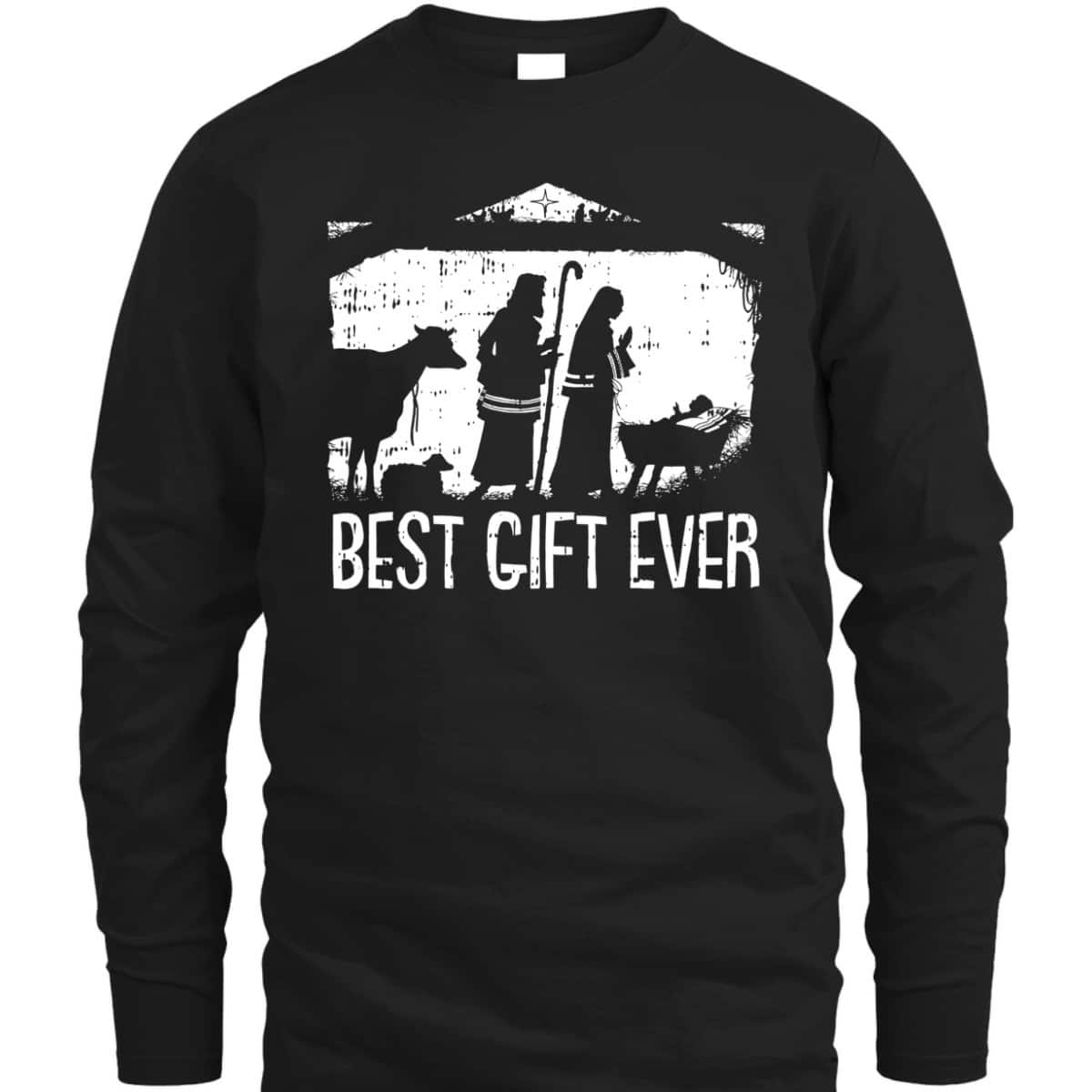 Best Ever Christmas Cool Jesus Nativity Scene Christian T-Shirt Best Ever Christmas Cool Jesus Nativity Scene Christian T-Shirt