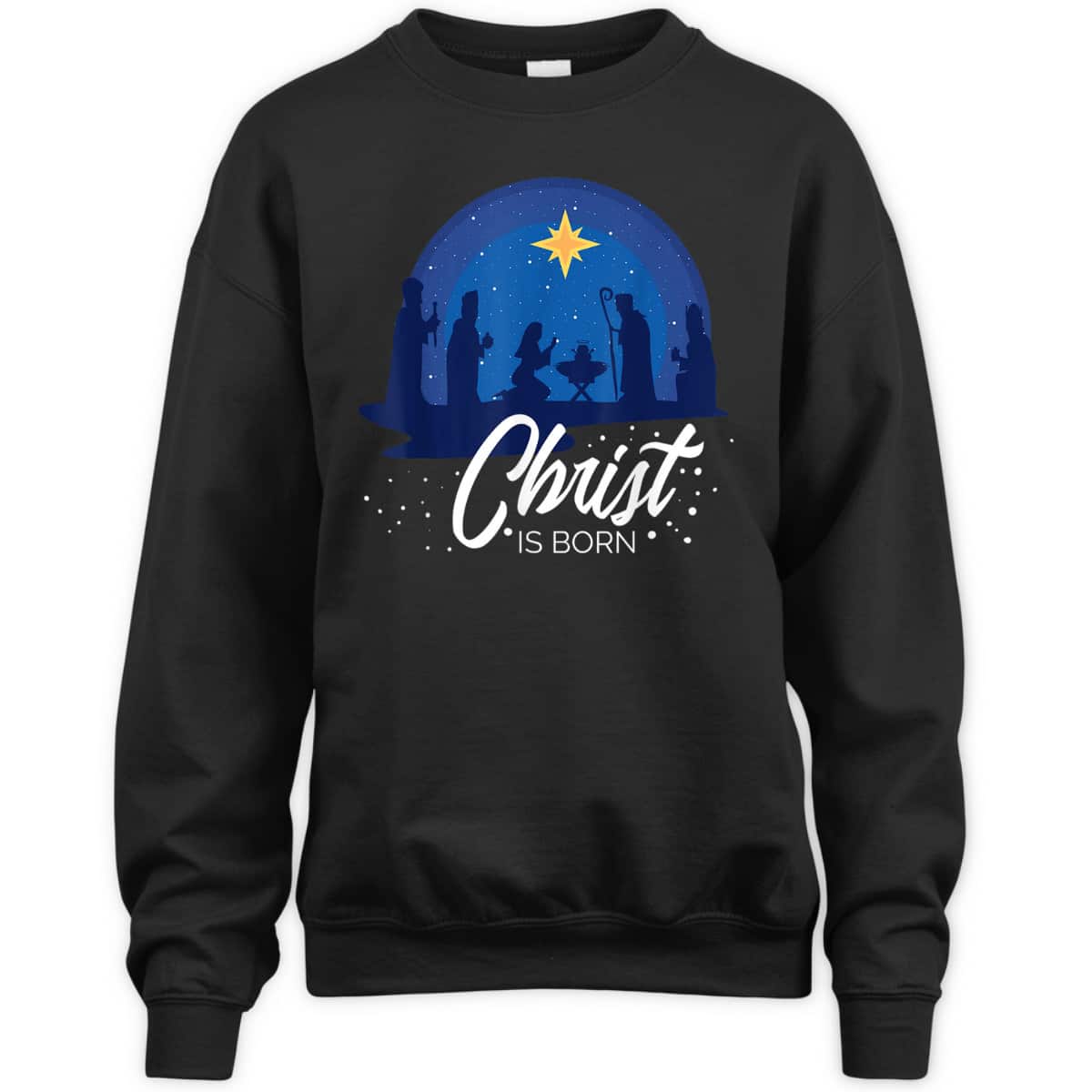 Christ Is Born Bible First Christmas Holiday Jesus Birthday T-Shirt