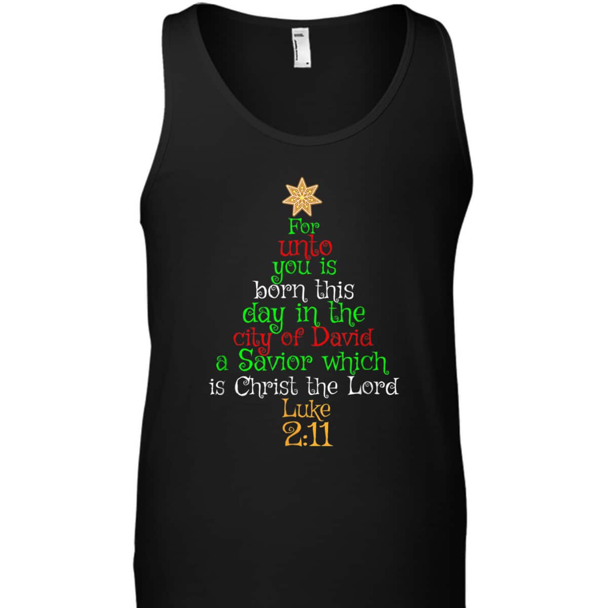 Christian Bible Verse For Unto You Is Born This Day Luke T-Shirt