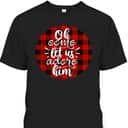 Oh Come Let Us Adore Him Buffalo Plaid Christmas Religious T-Shirt Oh Come Let Us Adore Him Buffalo Plaid Christmas Religious T-Shirt