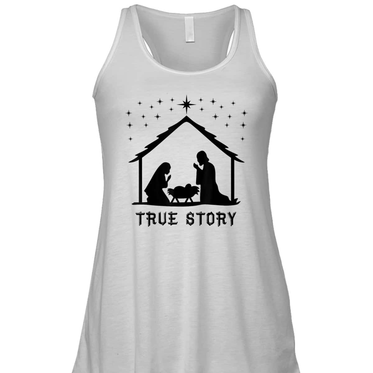 True Story Of Jesus Birth Christmas Nativity Catholic T-Shirt True Story Of Jesus Birth Christmas Nativity Catholic T-Shirt