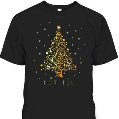 Swedish Christmas Tree Sweden Ornament Decoration Star Xmas T-Shirt
