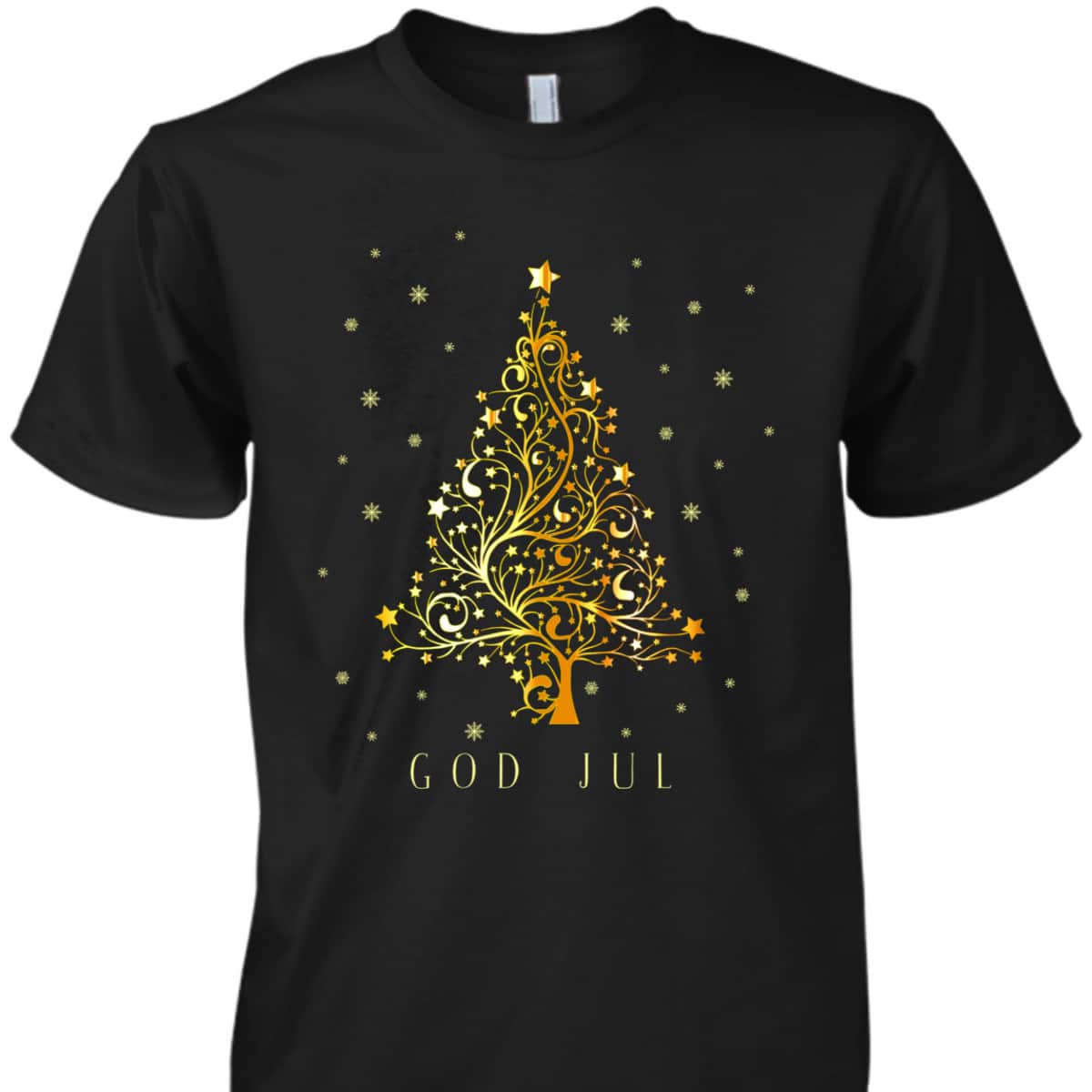Swedish Christmas Tree Sweden Ornament Decoration Star Xmas T-Shirt