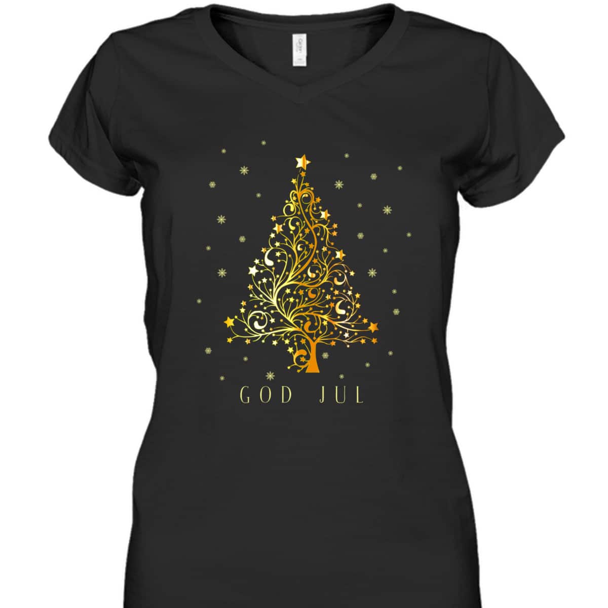 Swedish Christmas Tree Sweden Ornament Decoration Star Xmas T-Shirt Swedish Christmas Tree Sweden Ornament Decoration Star Xmas T-Shirt
