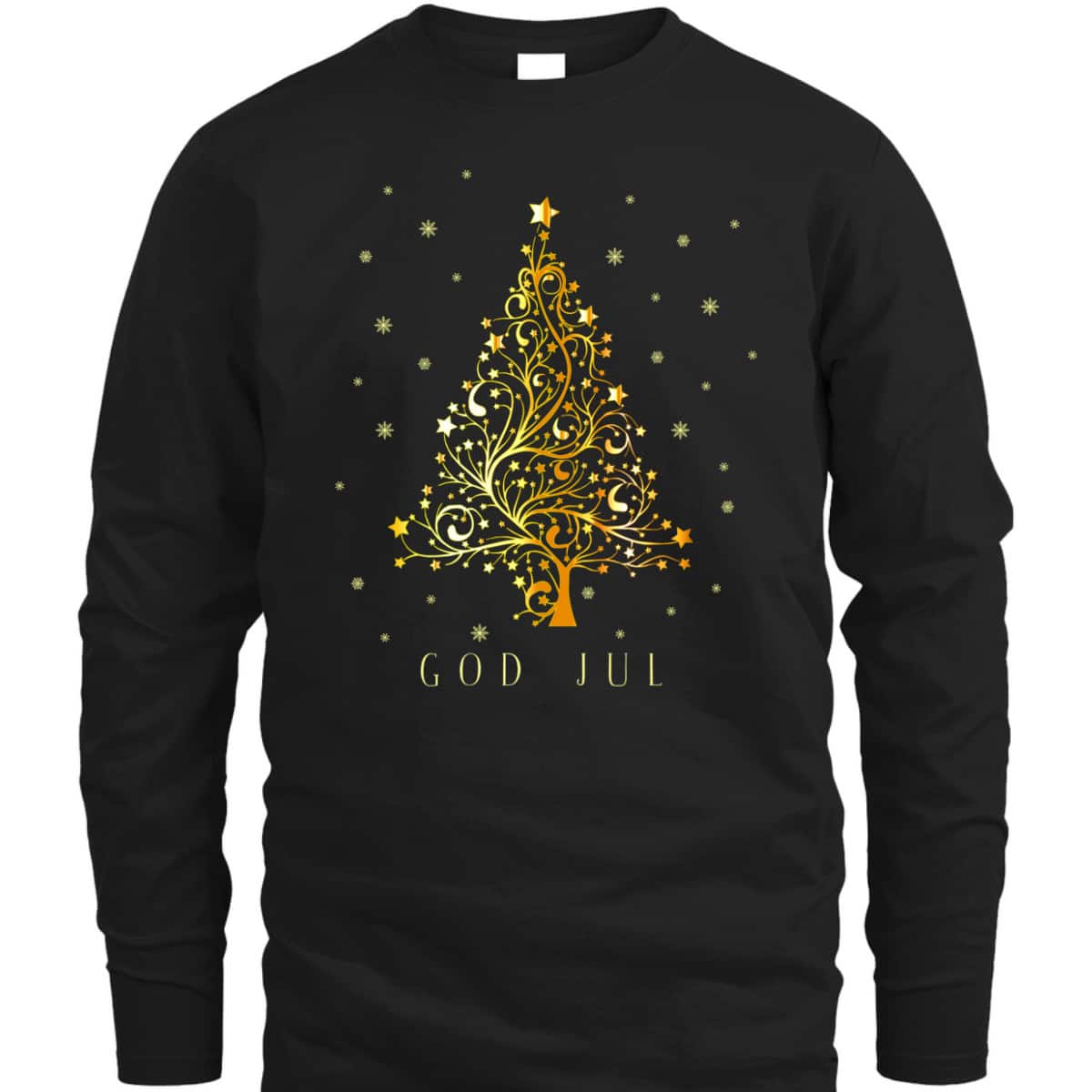 Swedish Christmas Tree Sweden Ornament Decoration Star Xmas T-Shirt