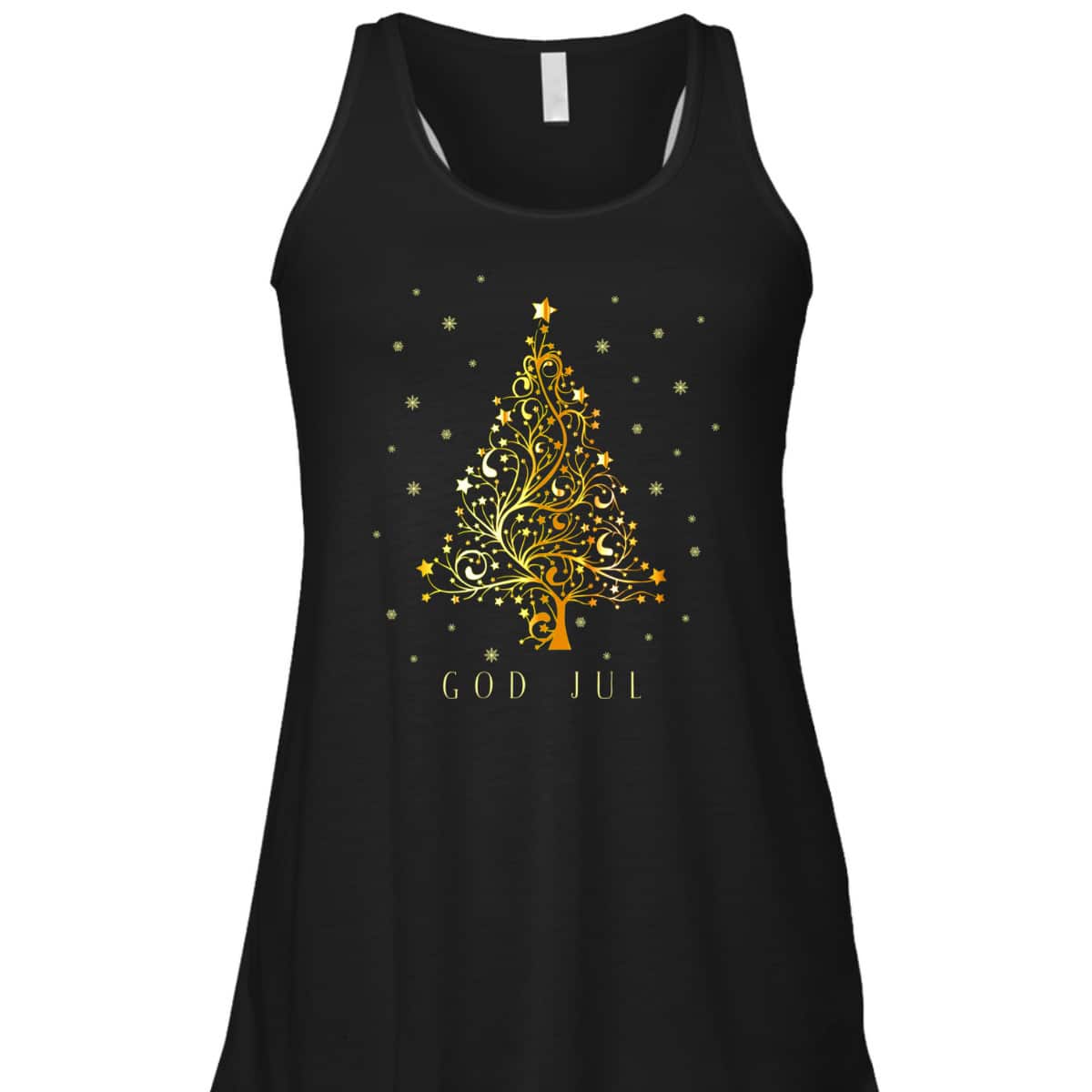 Swedish Christmas Tree Sweden Ornament Decoration Star Xmas T-Shirt