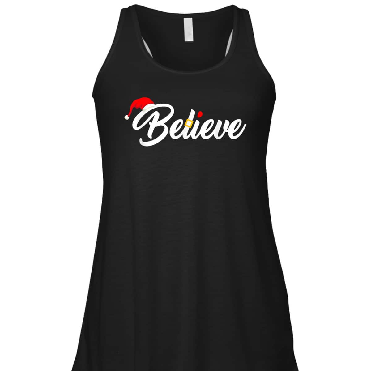 Believe Merry Christmas Santa Hat Christian Faith T-Shirt Believe Merry Christmas Santa Hat Christian Faith T-Shirt