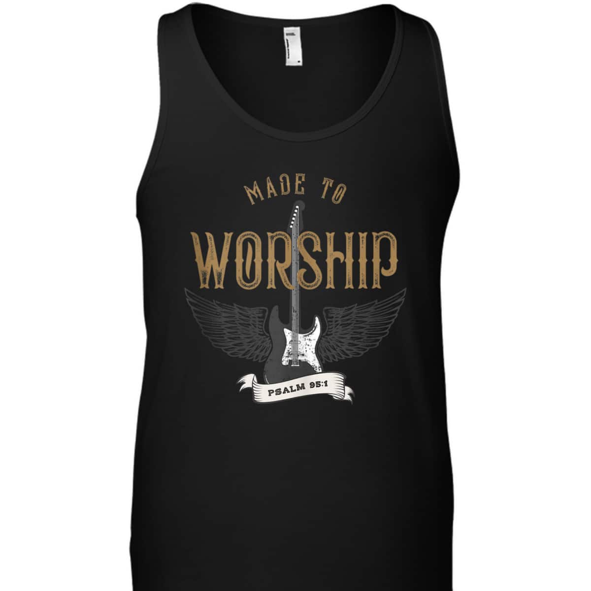 Made To Worship Psalm 95:1 Christian Worship Bible Verse T-Shirt