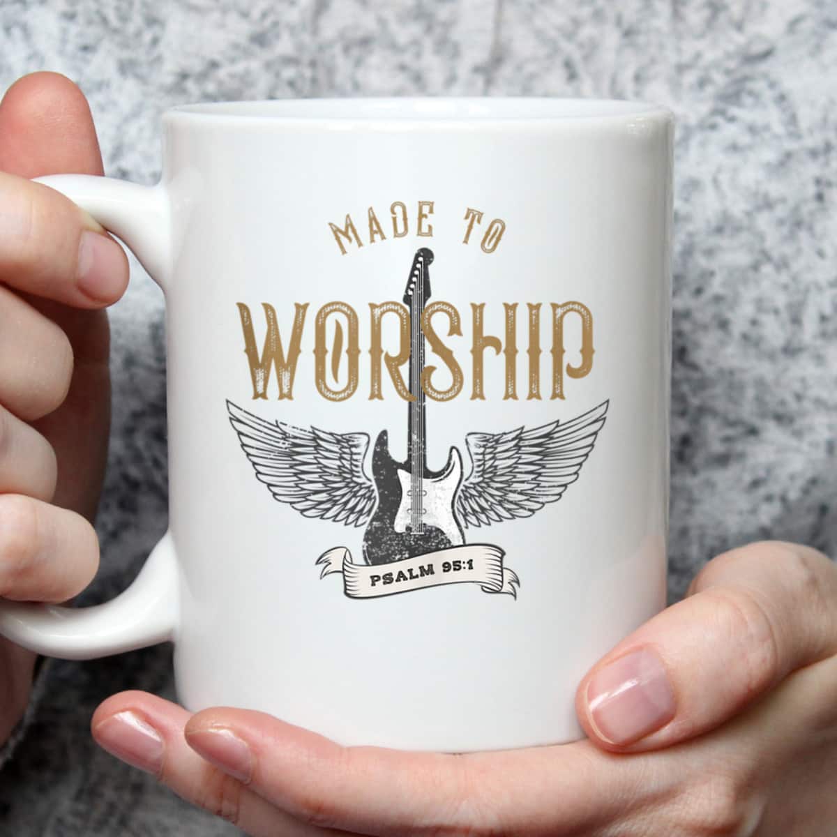 Made To Worship Psalm 95:1 Christian Worship Bible Verse T-Shirt Made To Worship Psalm 95:1 Christian Worship Bible Verse T-Shirt