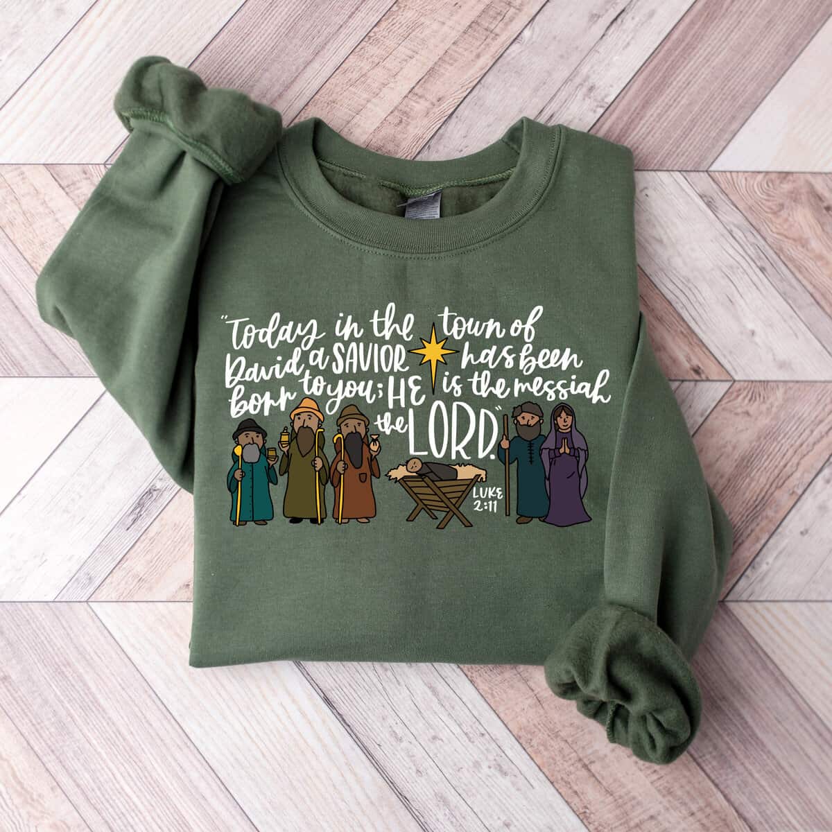Nativity Christian True Story Christmas Holly Night Nativity Christmas T-Shirt Nativity Christian True Story Christmas Holly Night Nativity Christmas T-Shirt