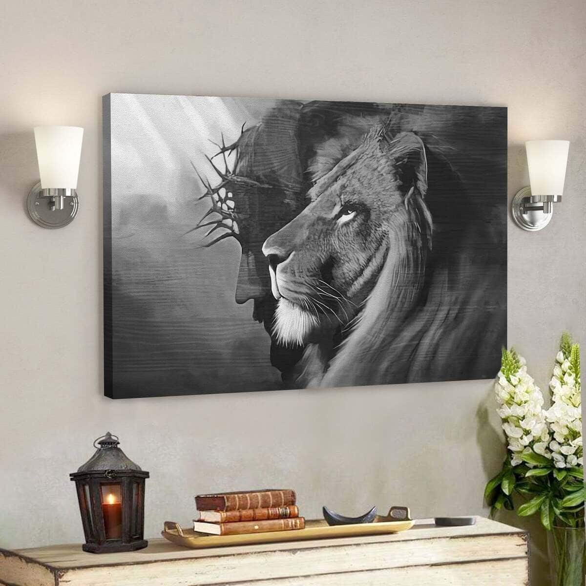 Black The Lion Of Judah Jesus And Lion Canvas Wall Art Black The Lion Of Judah Jesus And Lion Canvas Wall Art