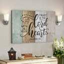 Trust In The Lord With All Your Heart Proverbs 35 Scripture Canvas Wall Art