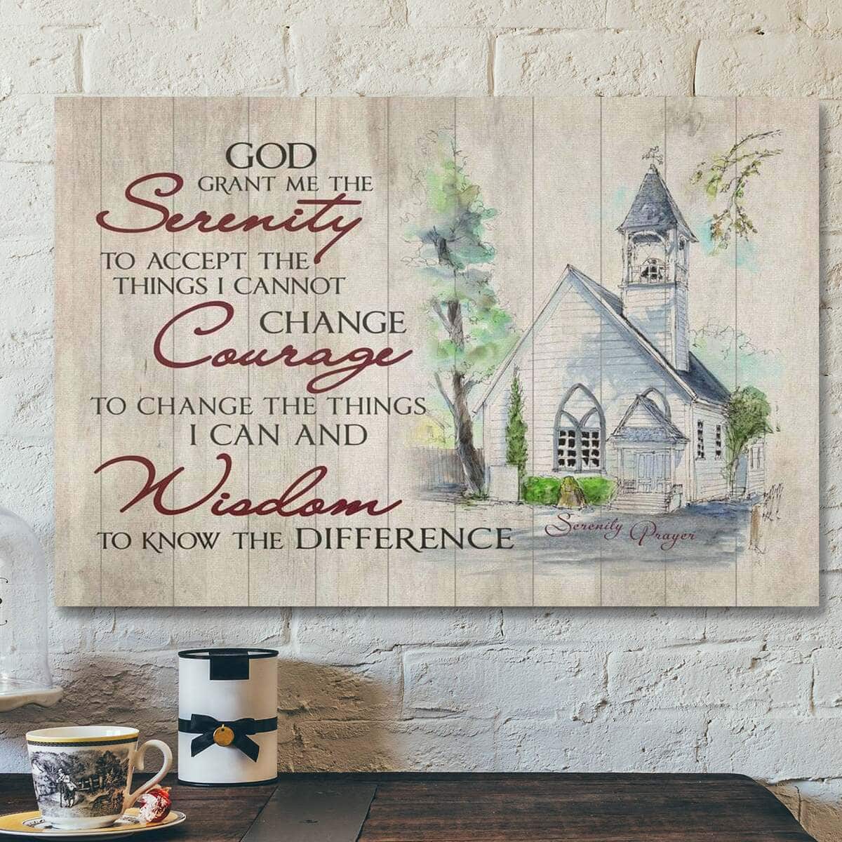 God Jesus Serenity Prayer Bible Verse God Grant Me The Serenity Canvas Wall Art God Jesus Serenity Prayer Bible Verse God Grant Me The Serenity Canvas Wall Art