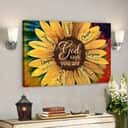 Great Sunflower God Says You Are Bible Verse Scripture Canvas Wall Art Great Sunflower God Says You Are Bible Verse Scripture Canvas Wall Art