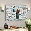 I Can Only Imagine Jesus Christian Cross Religious Canvas Wall Art