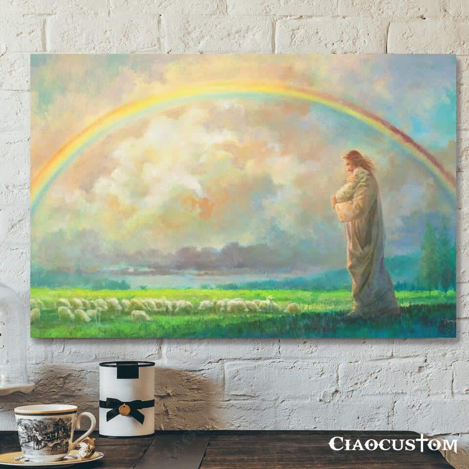 After The Storm Jesus Christian Religious Gift Canvas Wall Art After The Storm Jesus Christian Religious Gift Canvas Wall Art