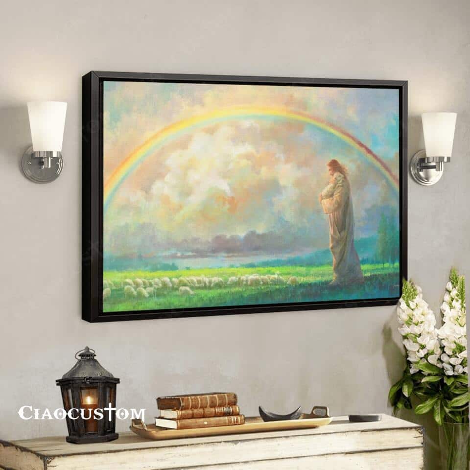 After The Storm Jesus Christian Religious Gift Canvas Wall Art After The Storm Jesus Christian Religious Gift Canvas Wall Art