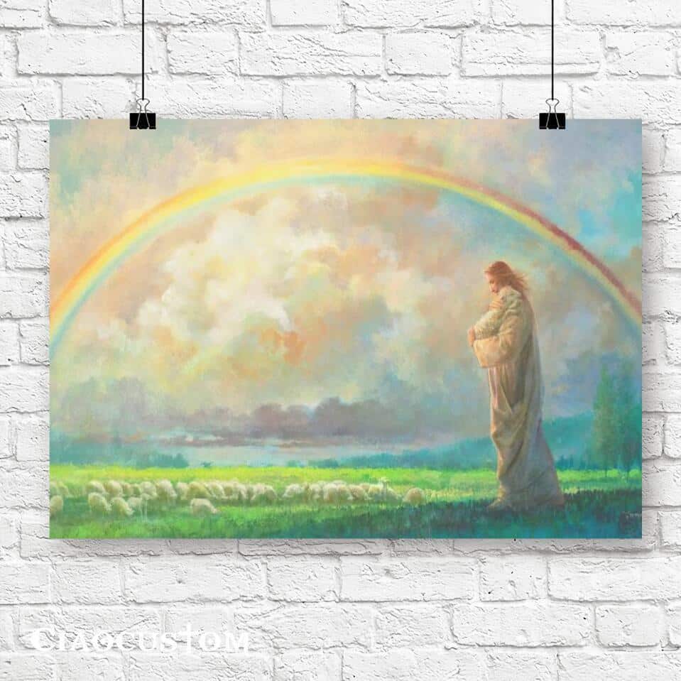 After The Storm Jesus Christian Religious Gift Canvas Wall Art After The Storm Jesus Christian Religious Gift Canvas Wall Art