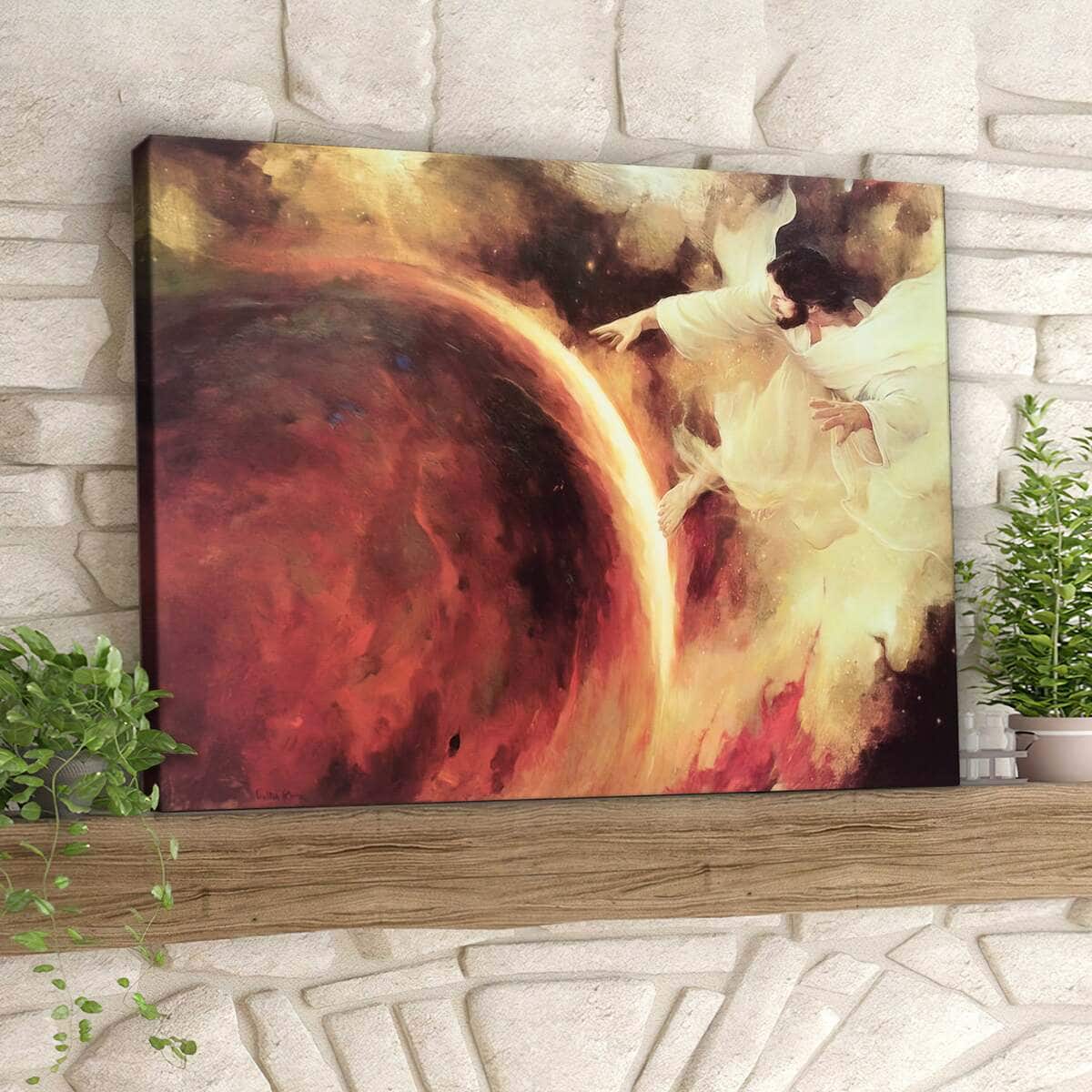 Creation Of The South Land Jesus Christian Faith Canvas Wall Art Creation Of The South Land Jesus Christian Faith Canvas Wall Art