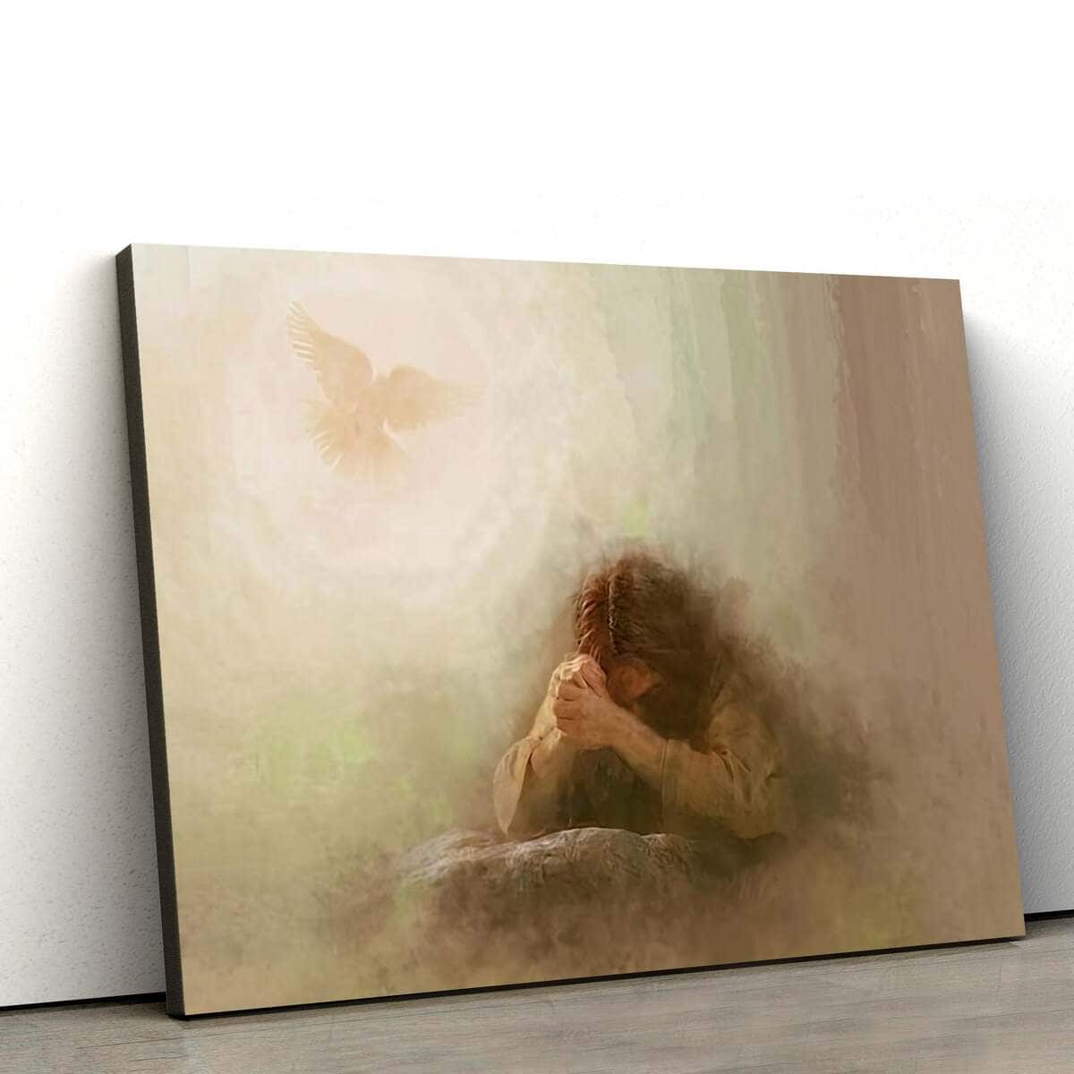 Jesus Christ Praying Jesus Christian Canvas Wall Art Jesus Christ Praying Jesus Christian Canvas Wall Art
