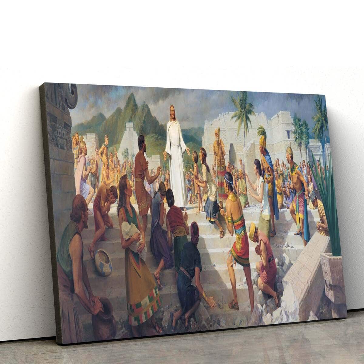 Jesus Teaching In The Western Hemisphere Jesus Christian Canvas Wall Art Jesus Teaching In The Western Hemisphere Jesus Christian Canvas Wall Art