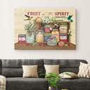 Fruit Of The Spirit Galatians 522-23 Bible Verse Religious Canvas Wall Art