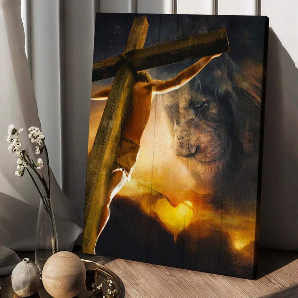 Lion Of Judah The Beautiful Sky The Sacrifice Of Jesus Christ Christian Religious Canvas Wall Art Lion Of Judah The Beautiful Sky The Sacrifice Of Jesus Christ Christian Religious Canvas Wall Art