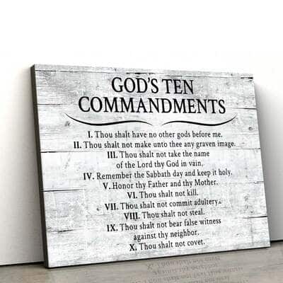 10 Commandments Of Jesus Ten Commandments Christian Bible Verse Canvas Wall Art 10 Commandments Of Jesus Ten Commandments Christian Bible Verse Canvas Wall Art